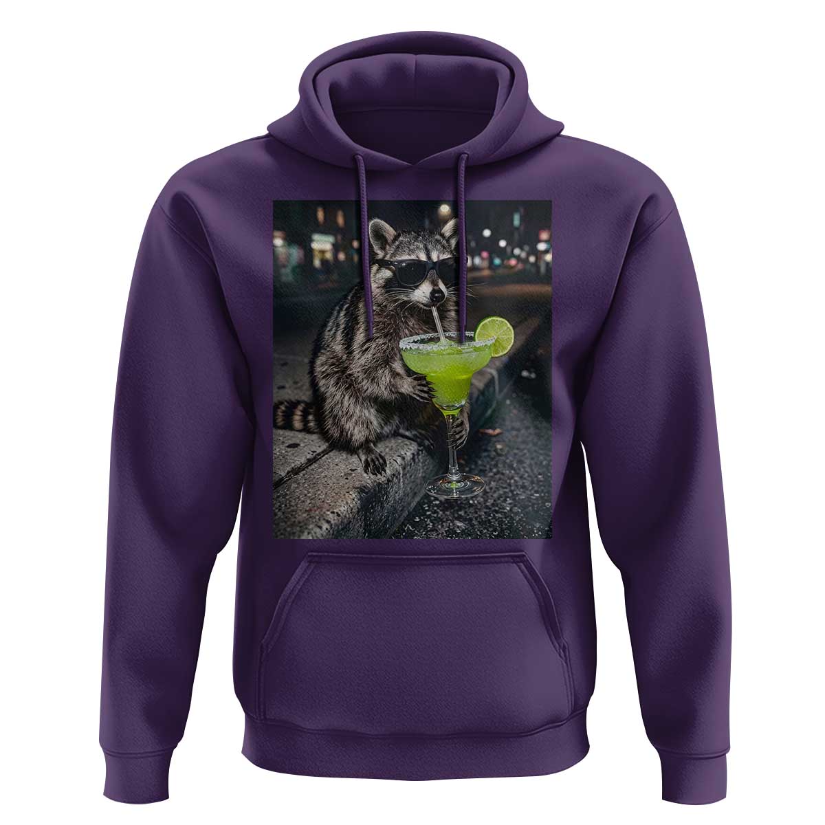 Margarita Cocktail Hoodie Funny Raccoon Mexican Food Meme