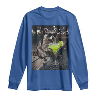 Margarita Cocktail Long Sleeve Shirt Funny Raccoon Mexican Food Meme