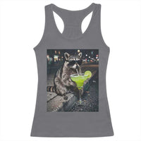 Margarita Cocktail Racerback Tank Top Funny Raccoon Mexican Food Meme