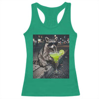 Margarita Cocktail Racerback Tank Top Funny Raccoon Mexican Food Meme