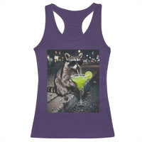 Margarita Cocktail Racerback Tank Top Funny Raccoon Mexican Food Meme