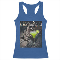 Margarita Cocktail Racerback Tank Top Funny Raccoon Mexican Food Meme
