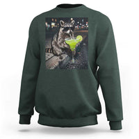 Margarita Cocktail Sweatshirt Funny Raccoon Mexican Food Meme