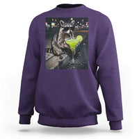 Margarita Cocktail Sweatshirt Funny Raccoon Mexican Food Meme