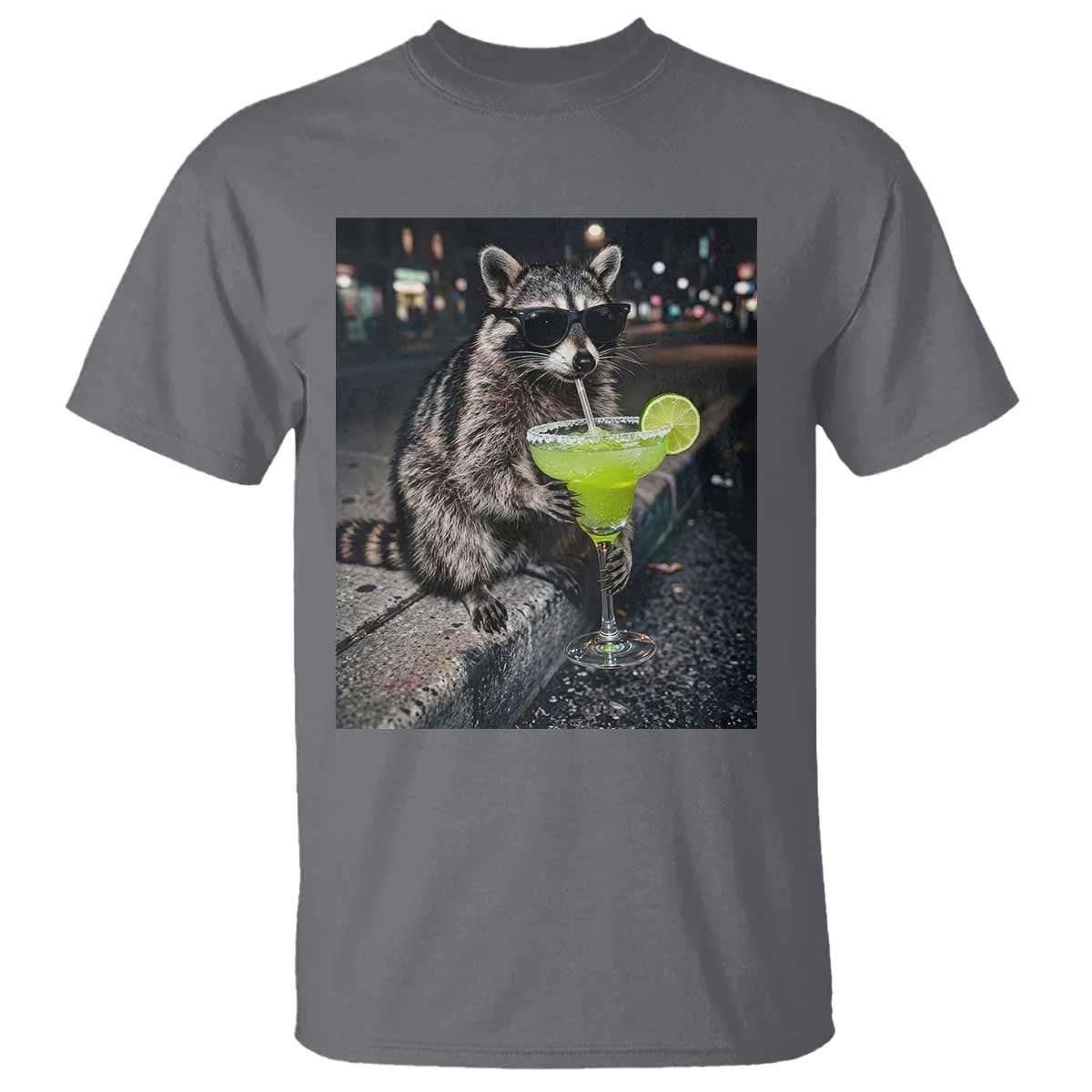 Margarita Cocktail T Shirt Funny Raccoon Mexican Food Meme