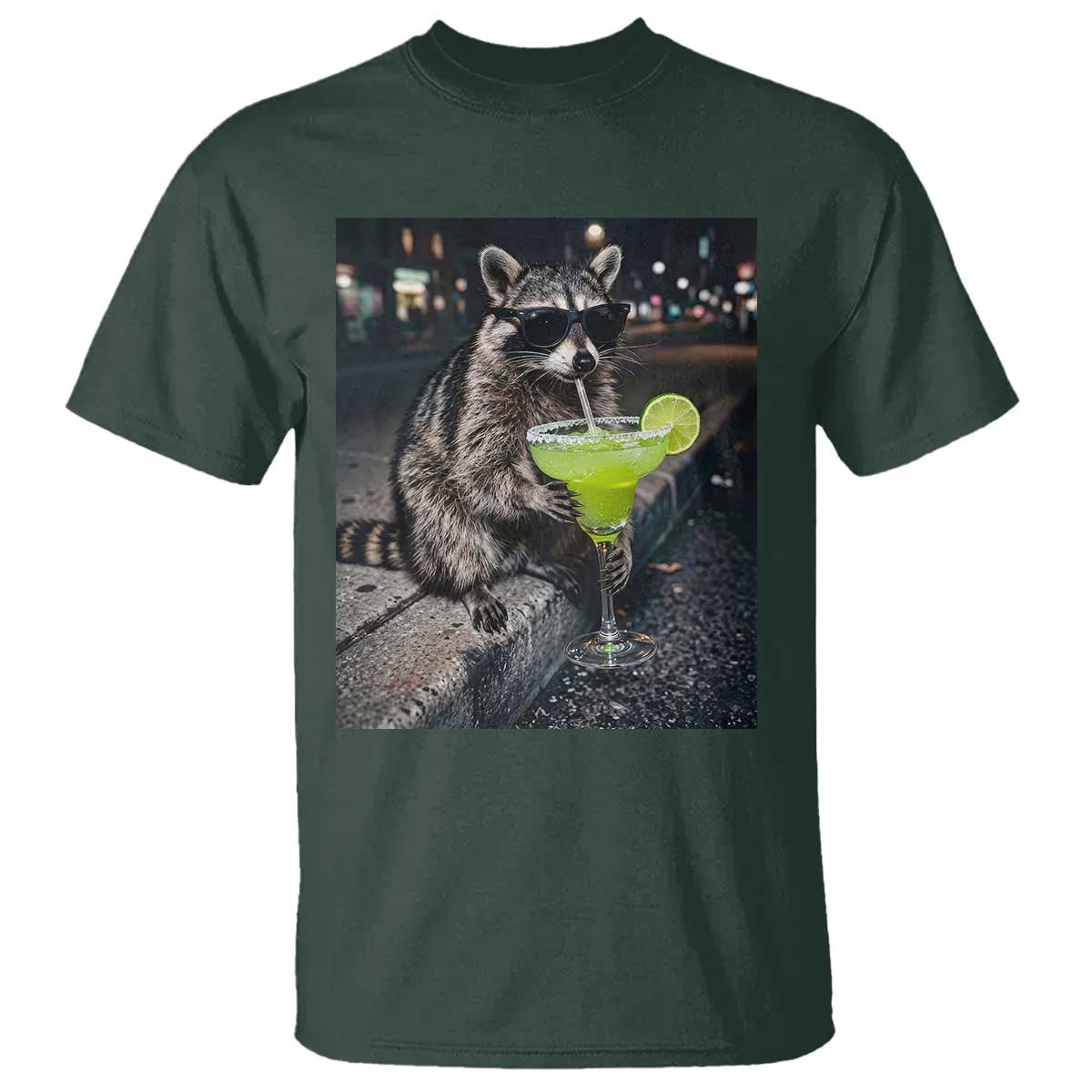 Margarita Cocktail T Shirt Funny Raccoon Mexican Food Meme
