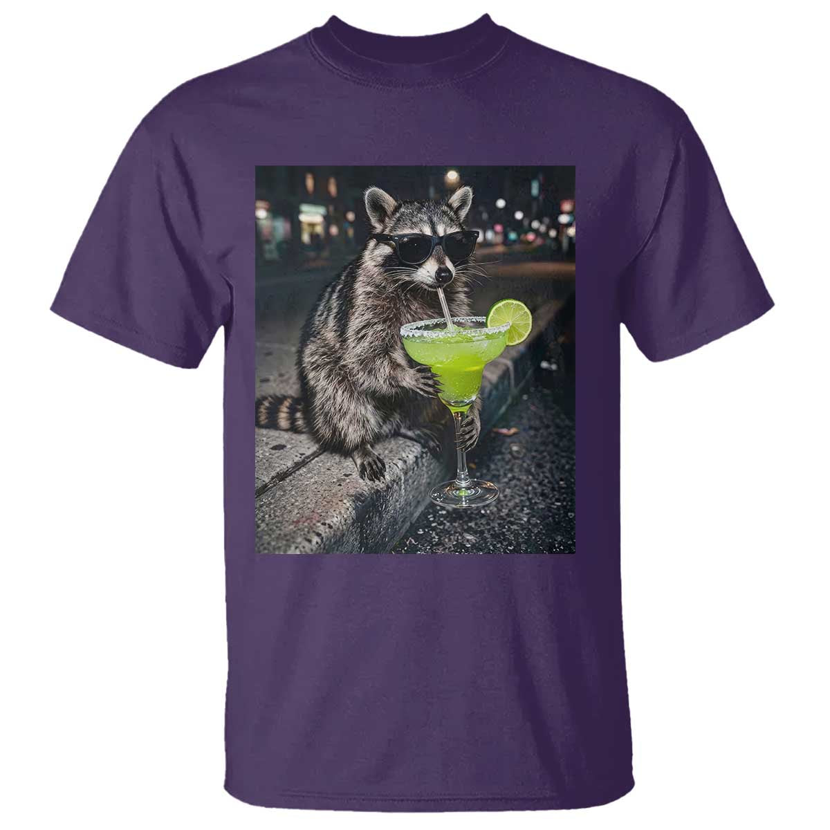 Margarita Cocktail T Shirt Funny Raccoon Mexican Food Meme