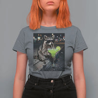 Margarita Cocktail T Shirt For Women Funny Raccoon Mexican Food Meme