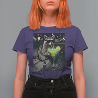 Margarita Cocktail T Shirt For Women Funny Raccoon Mexican Food Meme