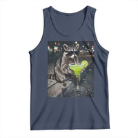 Margarita Cocktail Tank Top Funny Raccoon Mexican Food Meme