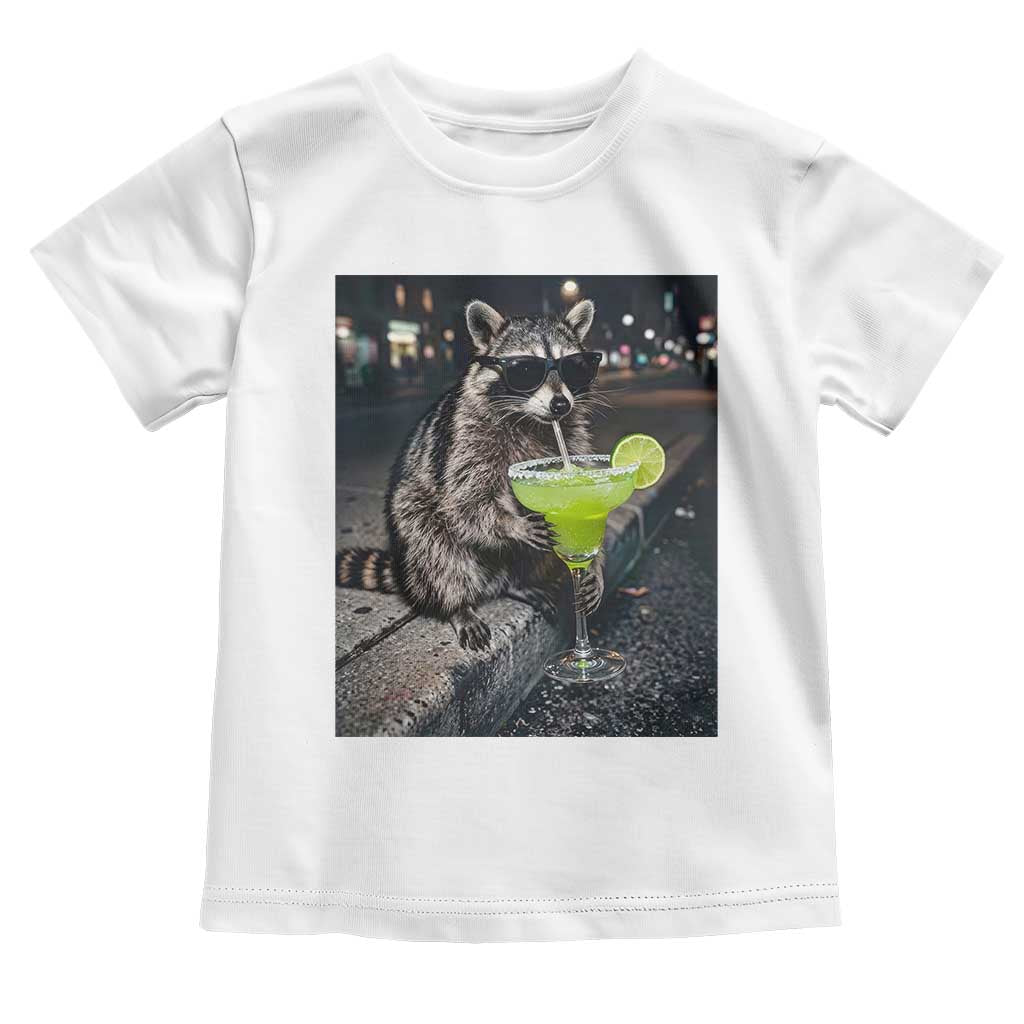 Margarita Cocktail Toddler T Shirt Funny Raccoon Mexican Food Meme