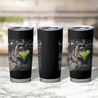 Margarita Cocktail Tumbler Cup Funny Raccoon Mexican Food Meme
