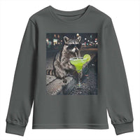 Margarita Cocktail Youth Sweatshirt Funny Raccoon Mexican Food Meme