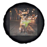 Cinco de Mayo Margarita Spare Tire Cover Funny Chihuahua Drinking Cocktail Mexican Fiesta Gift