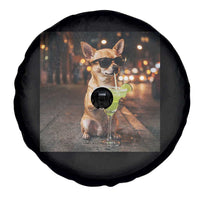 Cinco de Mayo Margarita Spare Tire Cover Funny Chihuahua Drinking Cocktail Mexican Fiesta Gift