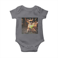 Cinco de Mayo Margarita Baby Onesie Funny Chihuahua Drinking Cocktail Mexican Fiesta Gift