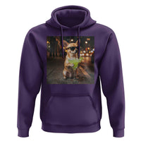 Cinco de Mayo Margarita Hoodie Funny Chihuahua Drinking Cocktail Mexican Fiesta Gift