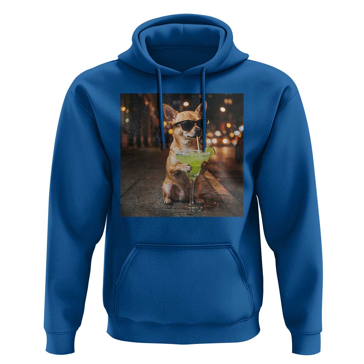 Cinco de Mayo Margarita Hoodie Funny Chihuahua Drinking Cocktail Mexican Fiesta Gift
