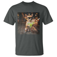 Cinco de Mayo Margarita T Shirt Funny Chihuahua Drinking Cocktail Mexican Fiesta Gift