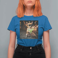 Cinco de Mayo Margarita T Shirt For Women Funny Chihuahua Drinking Cocktail Mexican Fiesta Gift