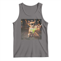 Cinco de Mayo Margarita Tank Top Funny Chihuahua Drinking Cocktail Mexican Fiesta Gift