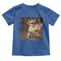 Cinco de Mayo Margarita Toddler T Shirt Funny Chihuahua Drinking Cocktail Mexican Fiesta Gift