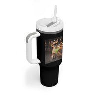 Cinco de Mayo Margarita Tumbler With Handle Funny Chihuahua Drinking Cocktail Mexican Fiesta Gift