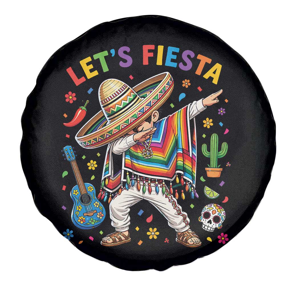 Lets Fiesta Spare Tire Cover Funny Dabbing Boy Cinco De Mayo Fiesta