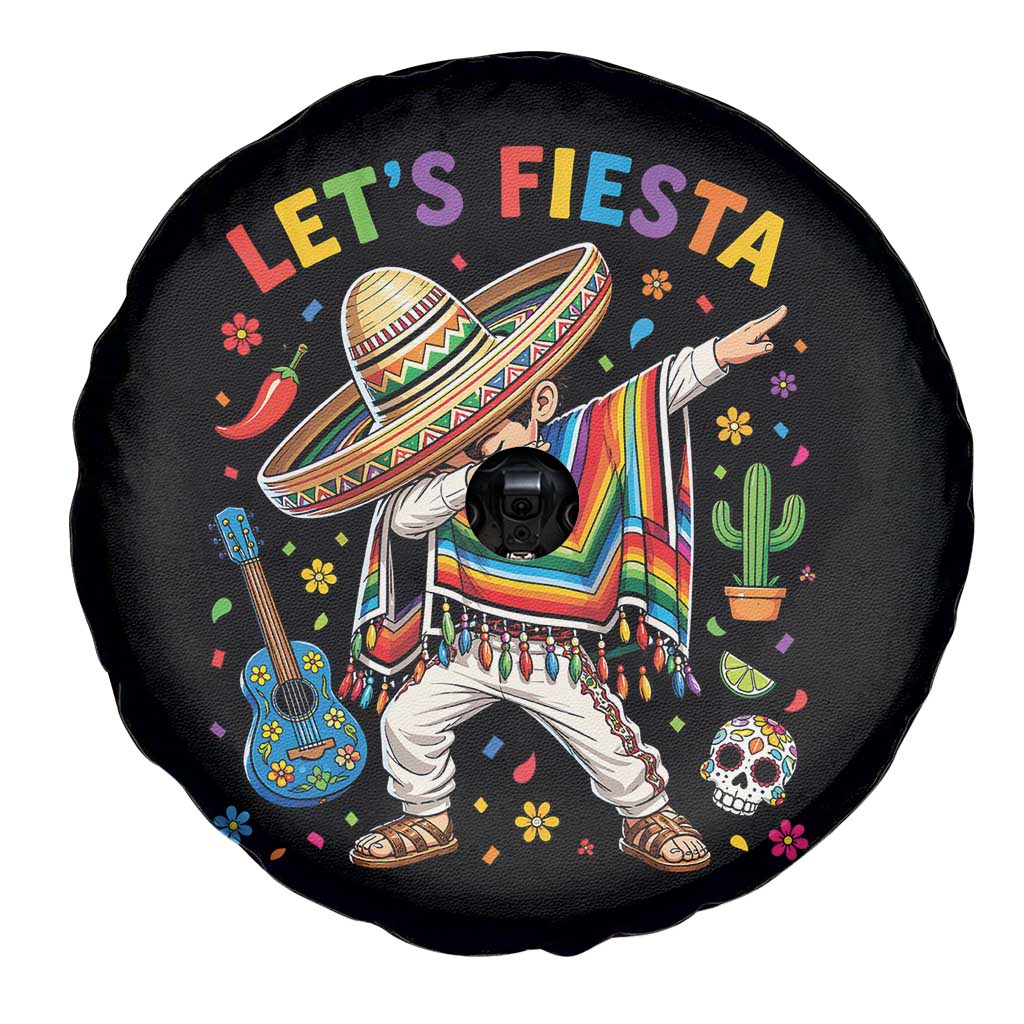 Lets Fiesta Spare Tire Cover Funny Dabbing Boy Cinco De Mayo Fiesta