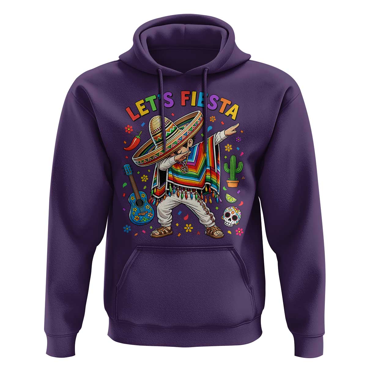 Lets Fiesta Hoodie Funny Dabbing Boy Cinco De Mayo Fiesta