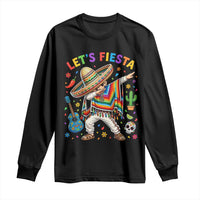 Lets Fiesta Long Sleeve Shirt Funny Dabbing Boy Cinco De Mayo Fiesta