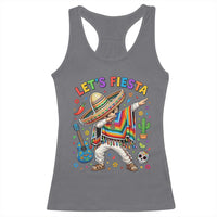 Lets Fiesta Racerback Tank Top Funny Dabbing Boy Cinco De Mayo Fiesta