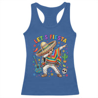 Lets Fiesta Racerback Tank Top Funny Dabbing Boy Cinco De Mayo Fiesta