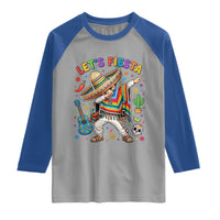 Lets Fiesta Raglan Shirt Funny Dabbing Boy Cinco De Mayo Fiesta