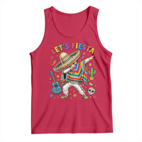 Lets Fiesta Tank Top Funny Dabbing Boy Cinco De Mayo Fiesta