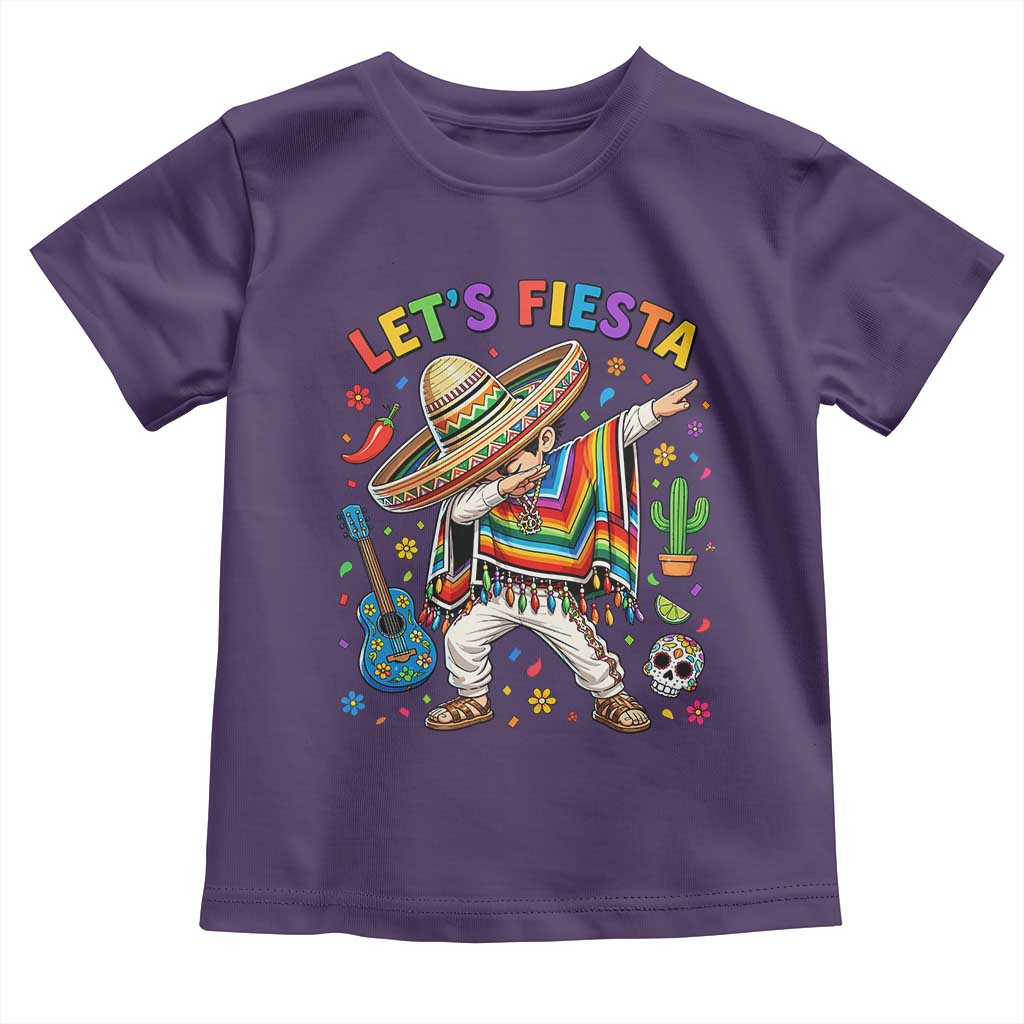 Lets Fiesta Toddler T Shirt Funny Dabbing Boy Cinco De Mayo Fiesta