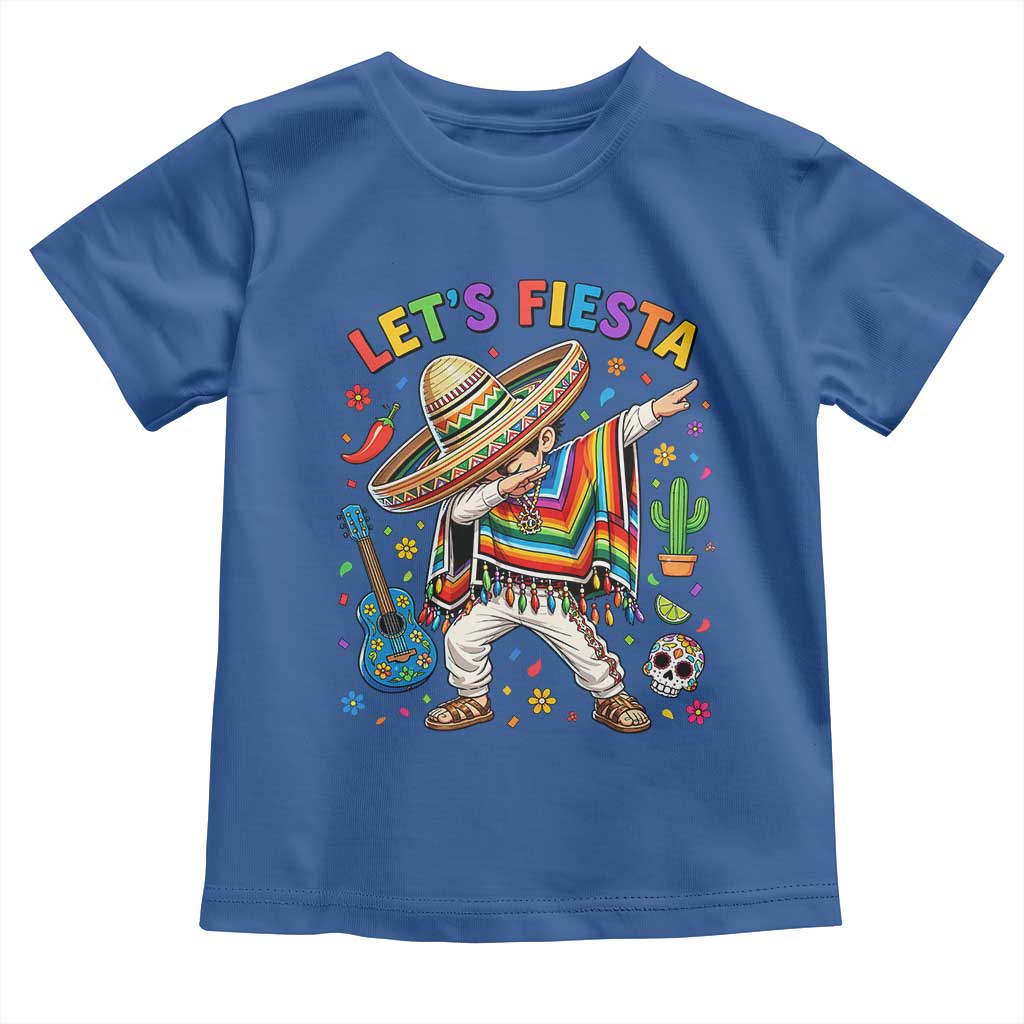 Lets Fiesta Toddler T Shirt Funny Dabbing Boy Cinco De Mayo Fiesta