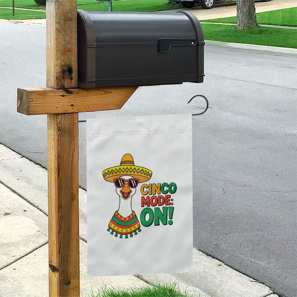 Cinco Mode On Garden Flag Silly Goose Cinco De Mayo Fiesta