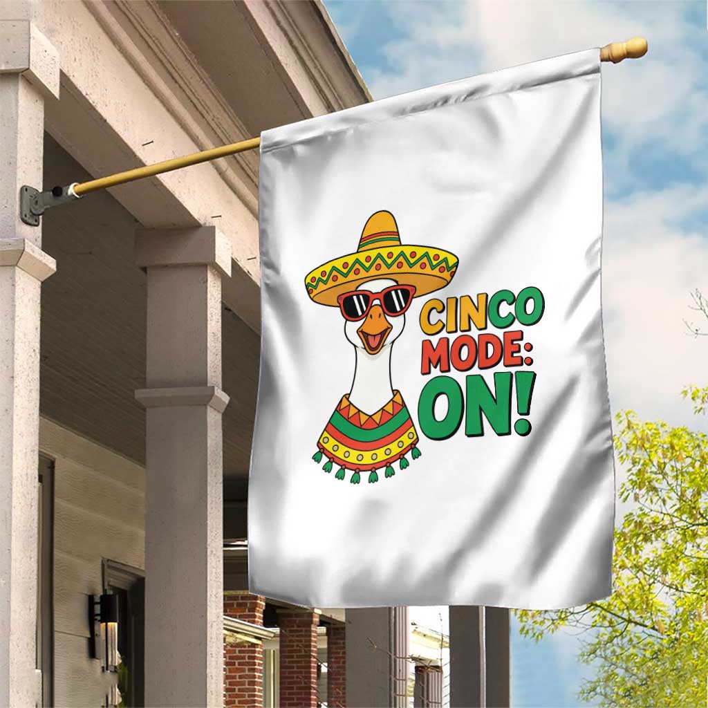 Cinco Mode On Garden Flag Silly Goose Cinco De Mayo Fiesta
