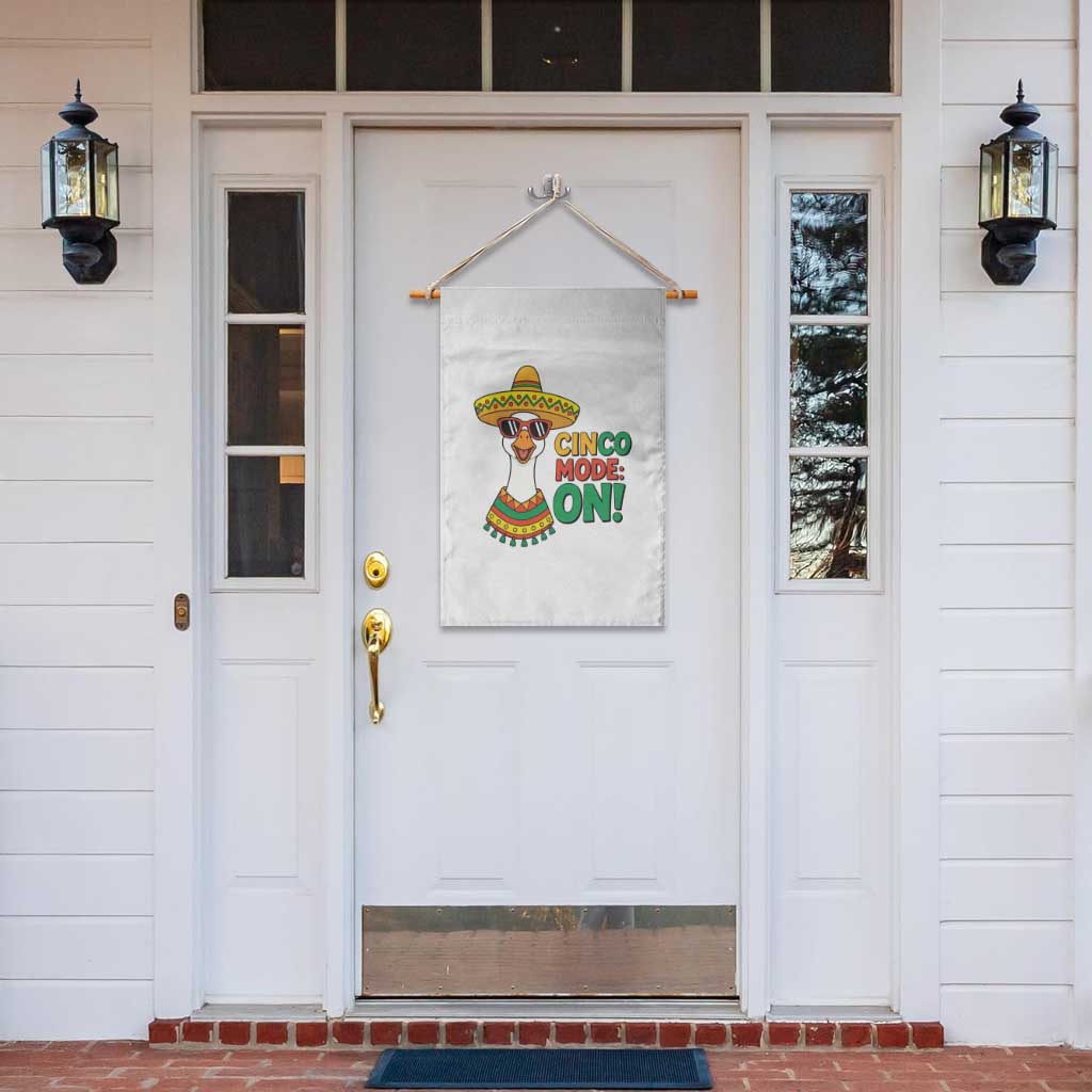 Cinco Mode On Garden Flag Silly Goose Cinco De Mayo Fiesta