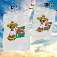Cinco Mode On Garden Flag Silly Goose Cinco De Mayo Fiesta