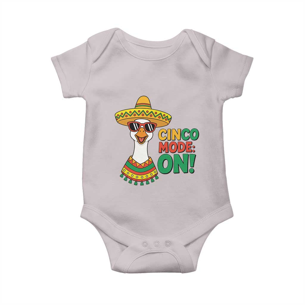 Cinco Mode On Baby Onesie Silly Goose Cinco De Mayo Fiesta