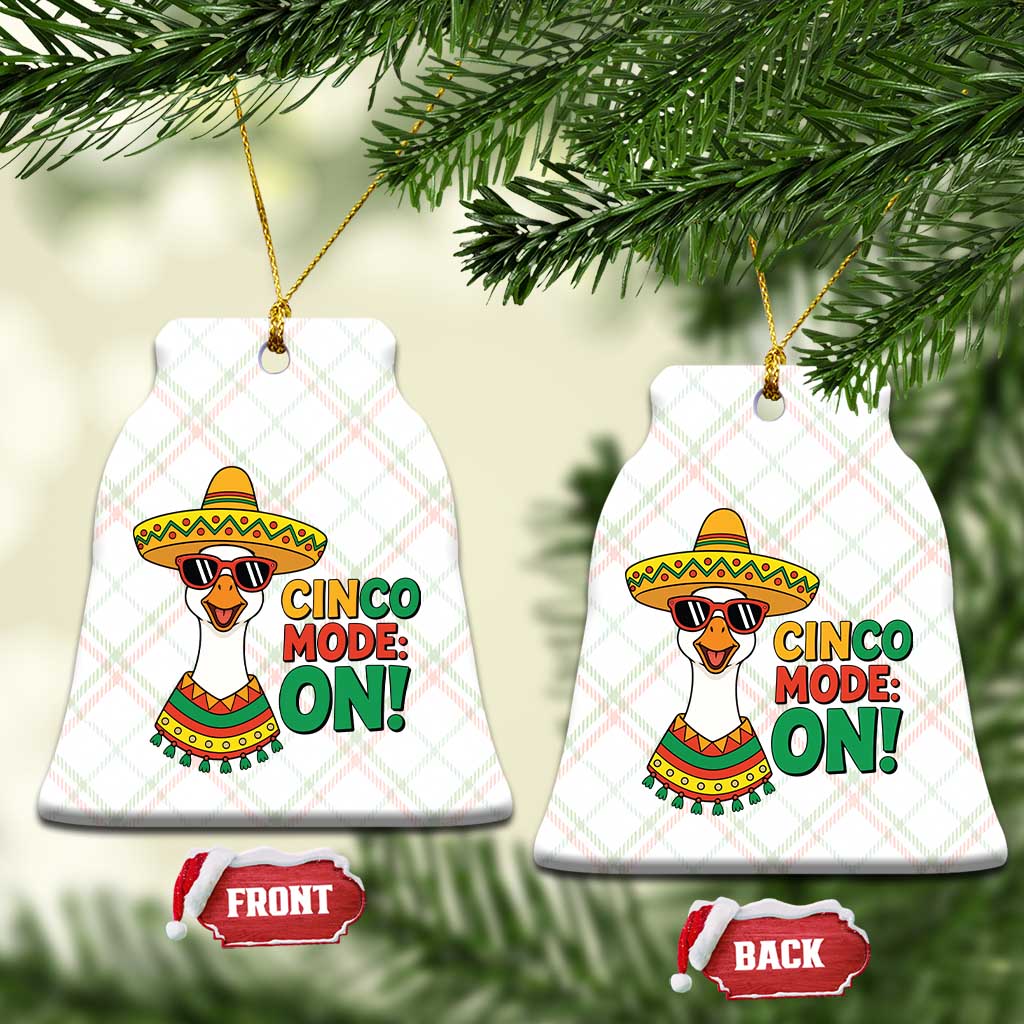 Cinco Mode On Ceramic Ornament Silly Goose Cinco De Mayo Fiesta