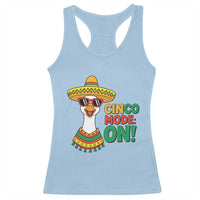 Cinco Mode On Racerback Tank Top Silly Goose Cinco De Mayo Fiesta
