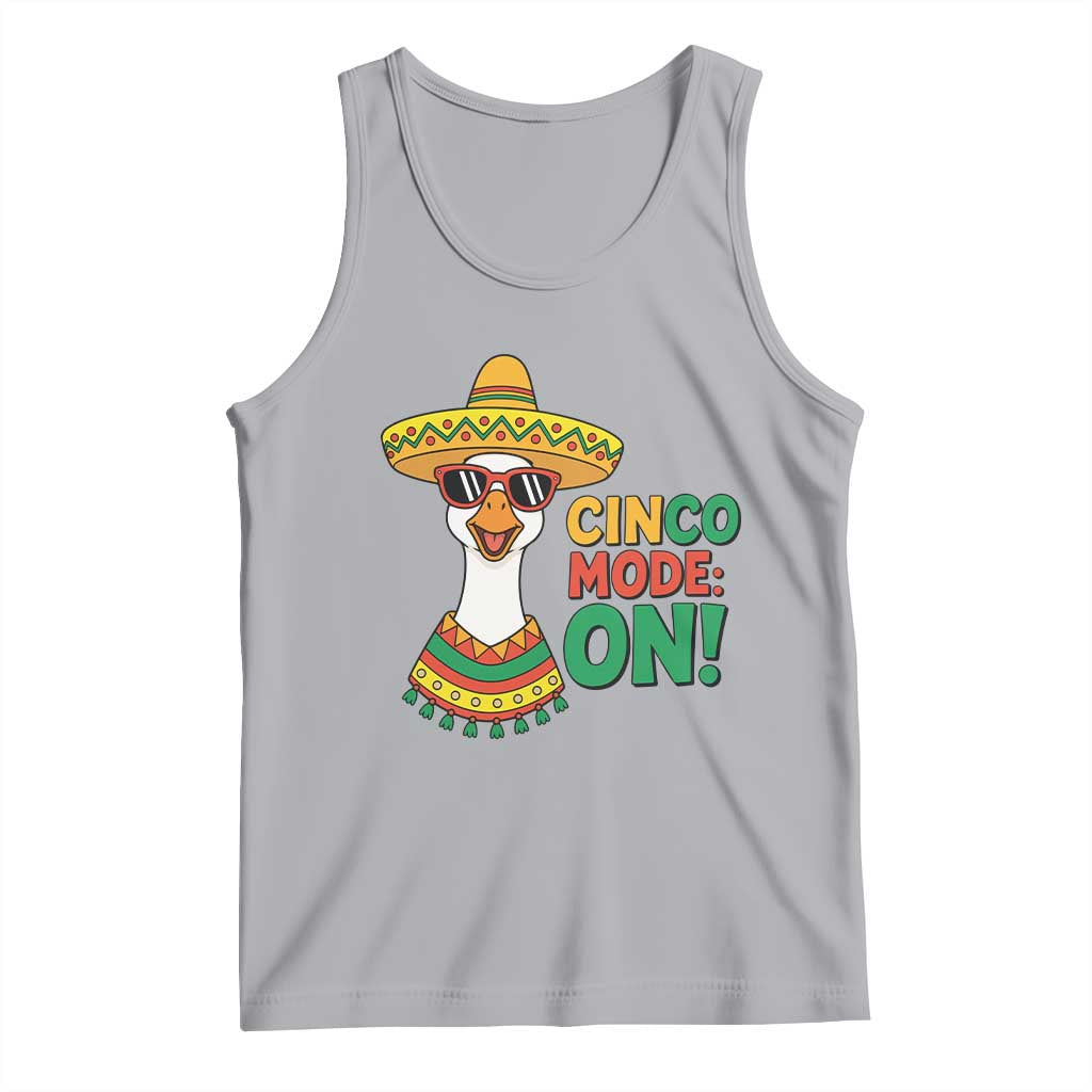 Cinco Mode On Tank Top Silly Goose Cinco De Mayo Fiesta