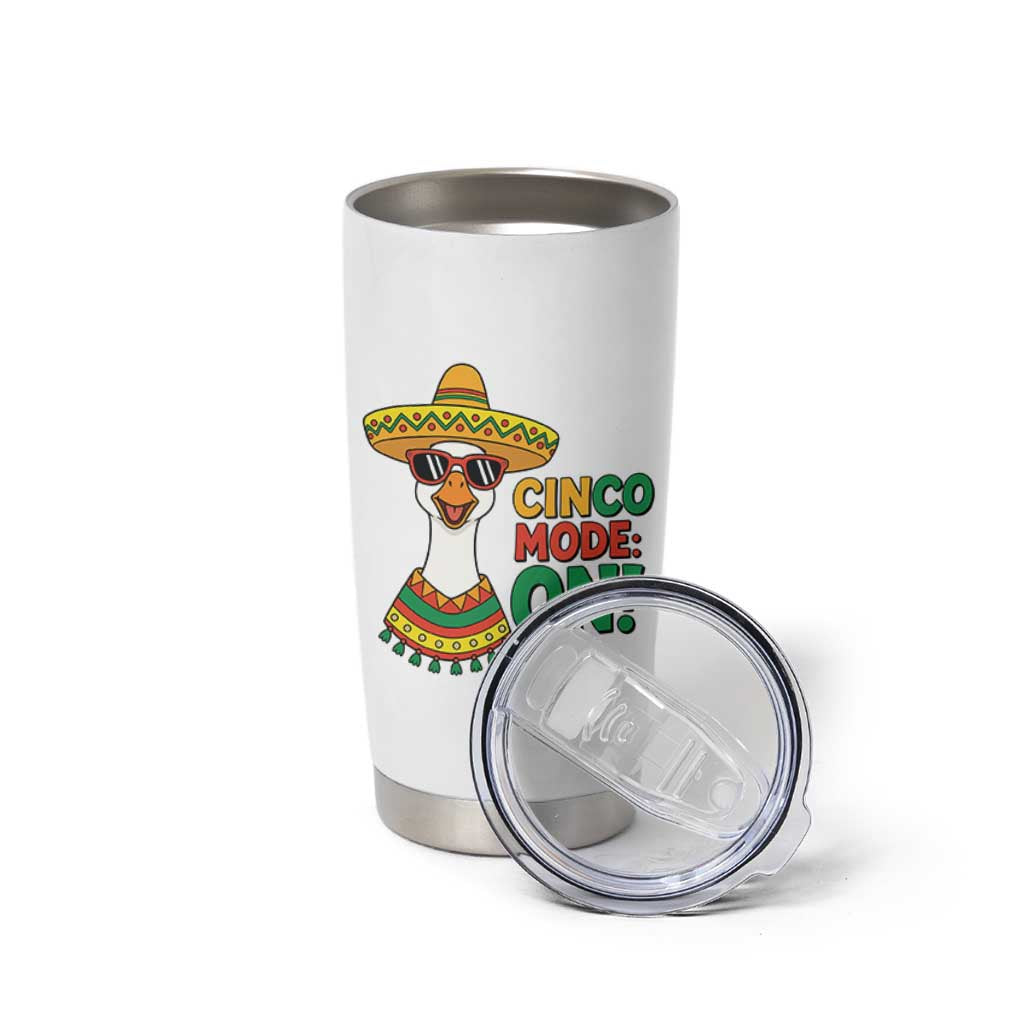 Cinco Mode On Tumbler Cup Silly Goose Cinco De Mayo Fiesta