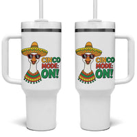 Cinco Mode On Tumbler With Handle Silly Goose Cinco De Mayo Fiesta