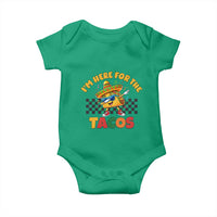 I'm Just Here for the Tacos Baby Onesie Funny Mexican Food