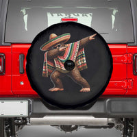 Funny Bigfoot Dabbing Cinco De Mayo Fiesta Spare Tire Cover