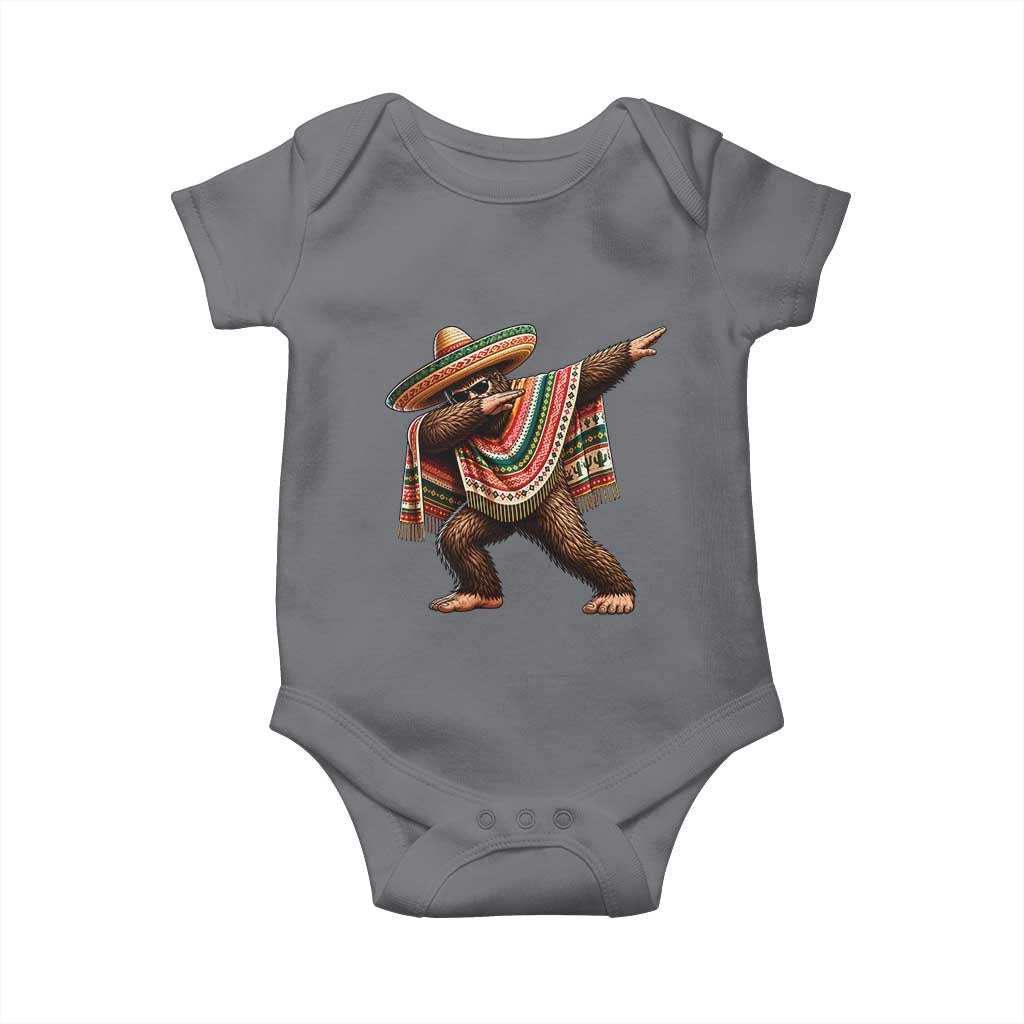 Funny Bigfoot Dabbing Cinco De Mayo Fiesta Baby Onesie